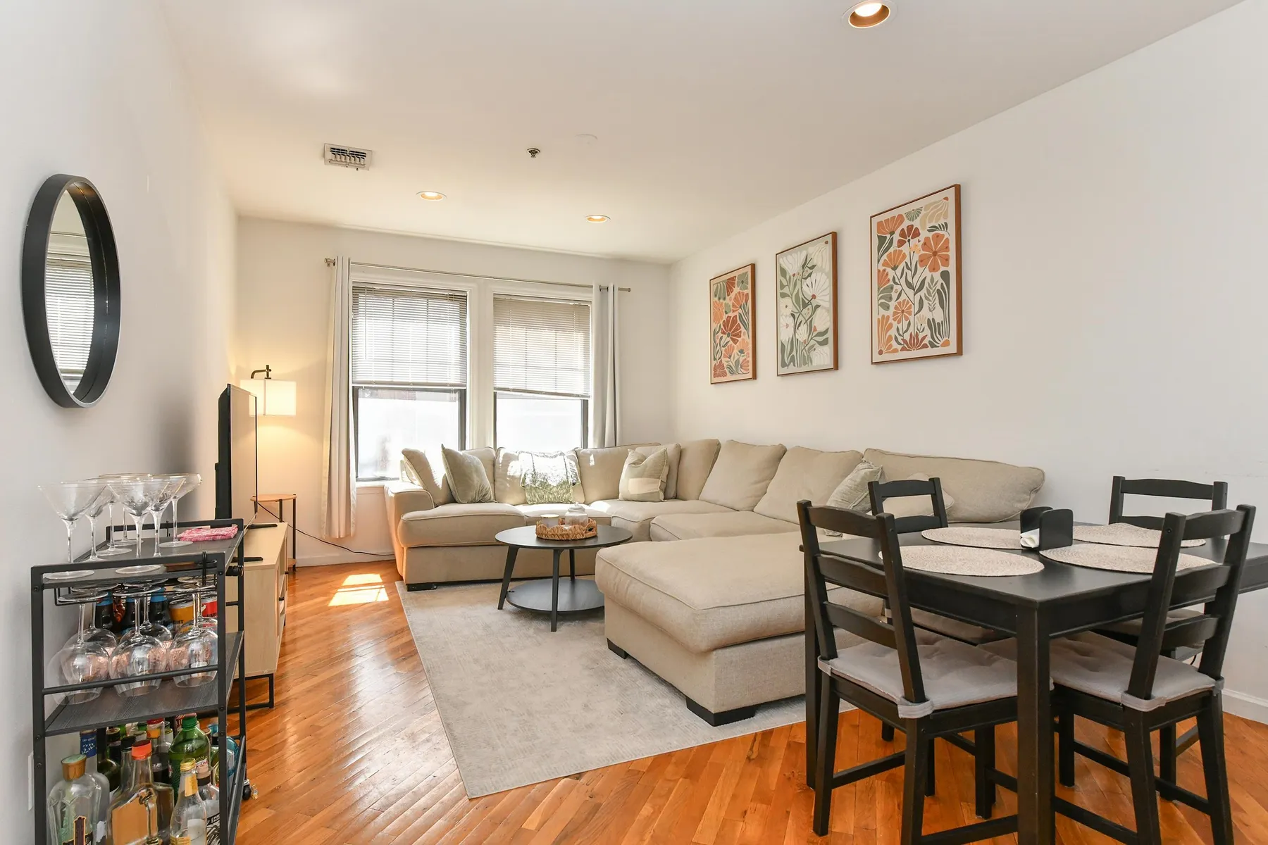 Large 3 bedroom 2 full baths.